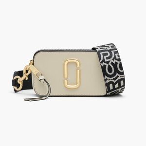 NEW Marc Jacobs Cloud White Multi Snapshot Camera Crossbody Bag Purse Handbag